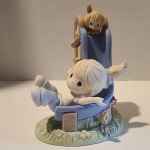 Precious Moments Collectors Club 2015 on Blue Slide Figurine